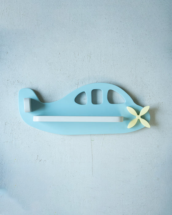 Fly High Shelf - Airplane-Shaped Wall Shelf for Kids