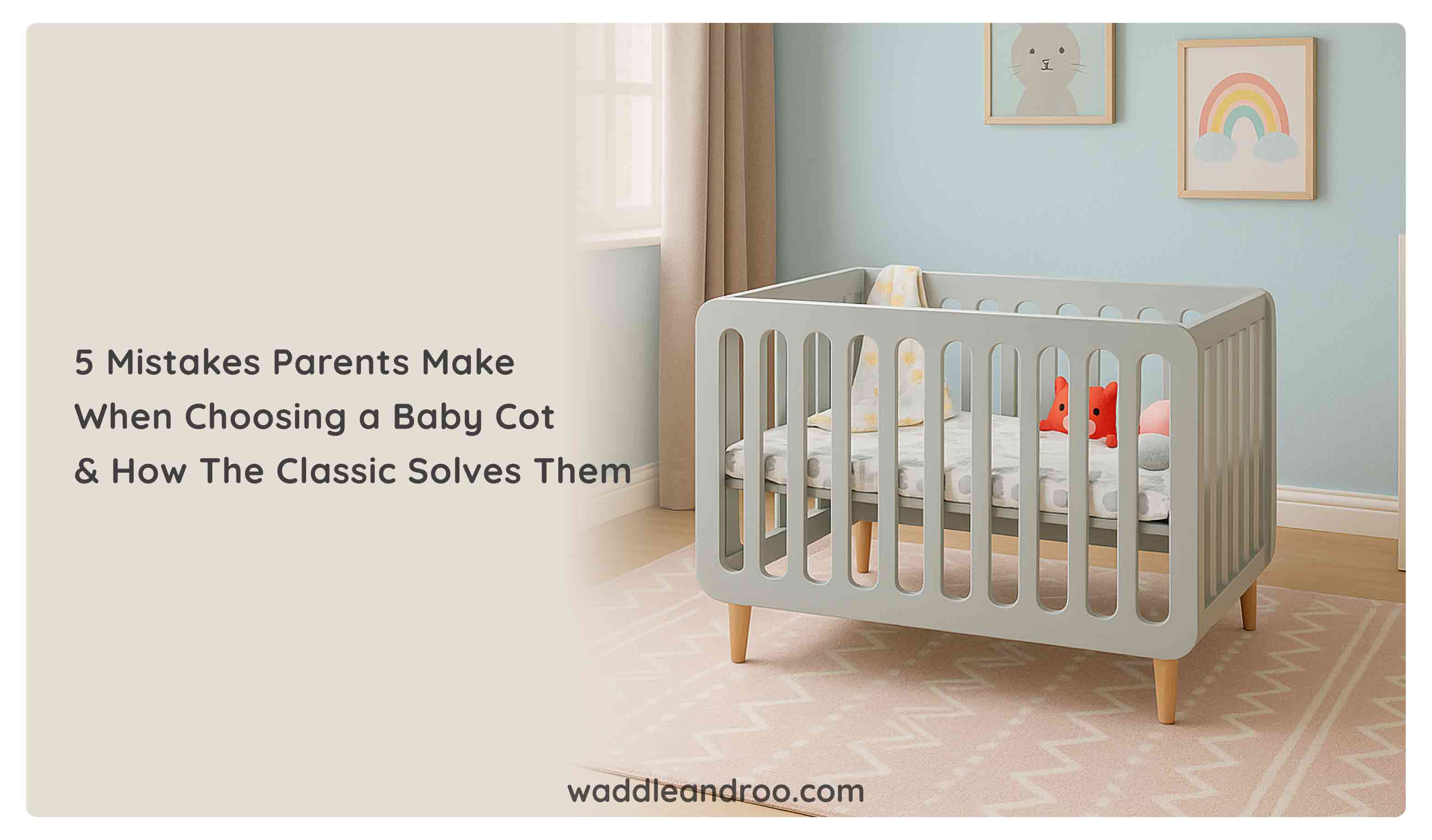 5 Mistakes Parents Make When Choosing a Baby Cot and How The Classic Solves Them