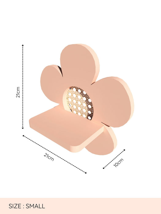 Flower Shelf With Wicker