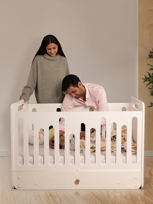 The Treasure Baby Cot with Storage Drawer