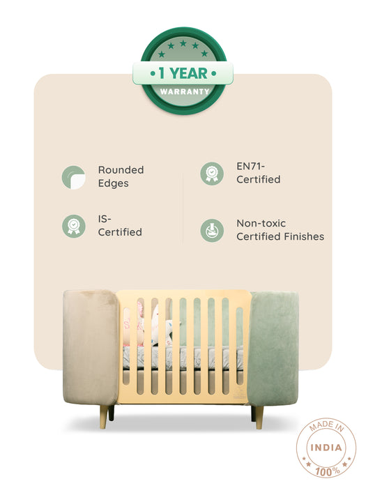 The Cozy - Convertible Sofa Crib
