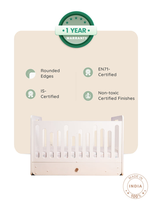 The Treasure Baby Cot with Storage Drawer