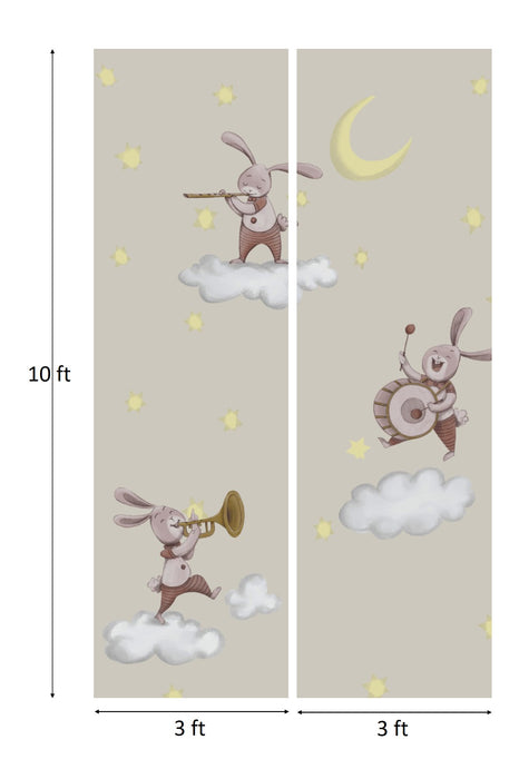 Musical Bunny Wallpaper